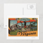 Carte Postale Salem, VirginieGrandes lettres ScènesSalem, VA (Devant / Derrière)