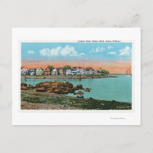 Carte Postale Salem Willows Vue de Juniper Point et Salem (Devant)