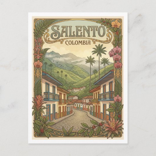 Carte Postale Salento Colombie (Devant)