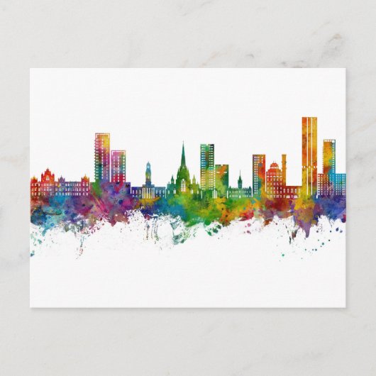 Carte Postale Salford Angleterre Skyline (Devant)