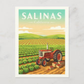 Carte Postale Salinas vintage Californie (Devant)