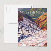 Carte Postale Salineras de Maras Pérou (Devant / Derrière)