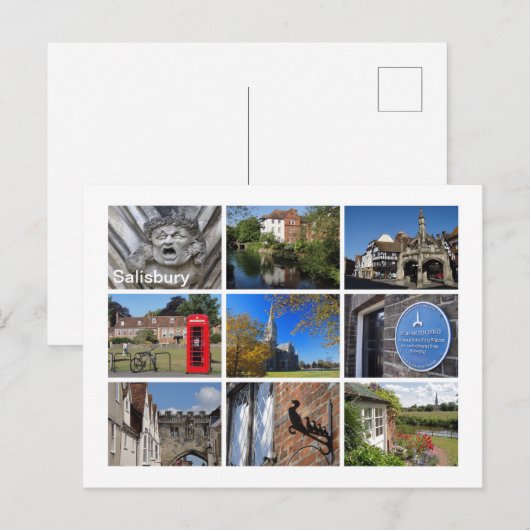 Carte Postale Salisbury (Devant / Derrière)