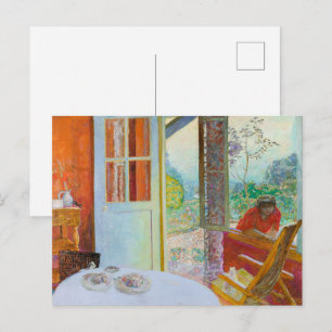 Carte Postale Salle à manger à la campagne Paul Bonnard