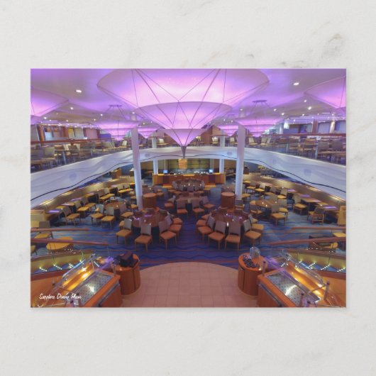 Carte Postale Salle à manger de saphir (Devant)