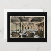 Carte Postale Salle À Manger vintage Grand Detroit (Devant / Derrière)