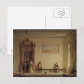 Carte Postale Salle d'attente, 1857 (Devant / Derrière)