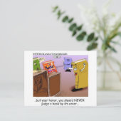 Carte Postale Salle D'Audience Littéraire Drame Drôle Cadeaux Dr (Debout devant)