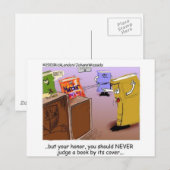 Carte Postale Salle D'Audience Littéraire Drame Drôle Cadeaux Dr (Devant / Derrière)