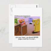 Carte Postale Salle D'Audience Littéraire Drame Drôle Cadeaux Dr (Devant / Derrière)