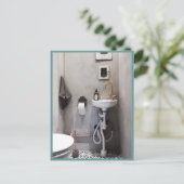 Carte Postale Salle de bain funky (Debout devant)