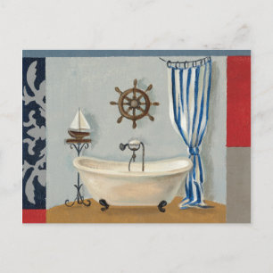 Carte Postale Salle de bain nautique