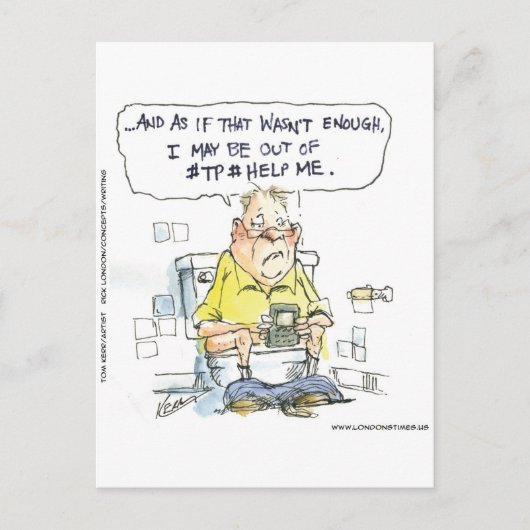 Carte Postale Salle de bain Pas 4 Réseau Social Drôle Tee - shir (Devant)