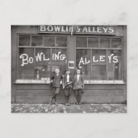 Salle de bowling, 1911
