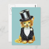 Carte Postale Salle de chat (Devant / Derrière)