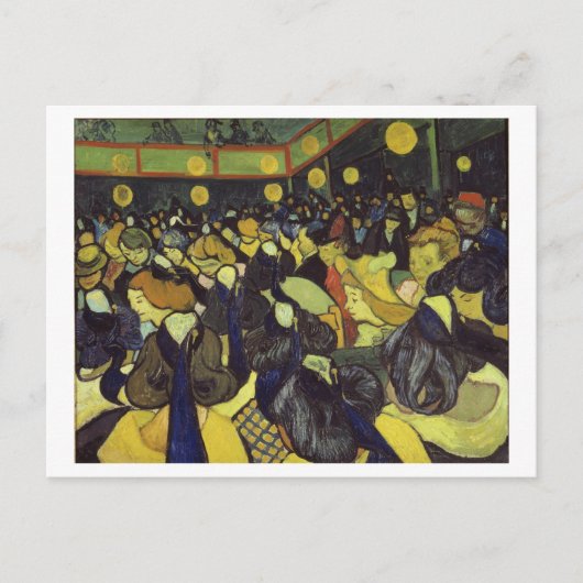 Carte Postale Salle de danse à Arles Van Gogh Art (Devant)