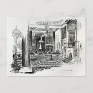 Carte Postale Salle De Dessin, Maison Osborne