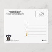 Carte Postale Salle de l'Assemblée de l'Hall de l'Indépendance (Dos)