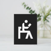 Carte Postale Salle de lecture de bibliothèque (Debout devant)