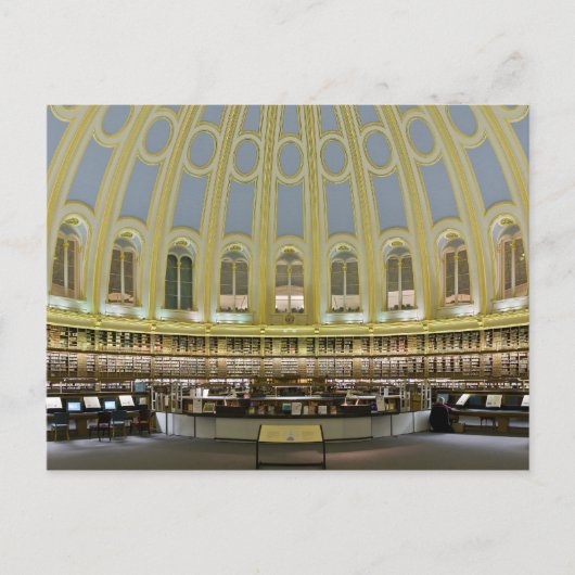 Carte Postale Salle de lecture du British Museum Panorama (Devant)
