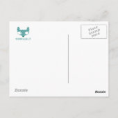 Carte Postale Salle de papier (Dos)