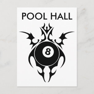 Carte Postale salle de pool tribale