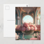 Carte Postale Salle de rêve rose (Devant / Derrière)