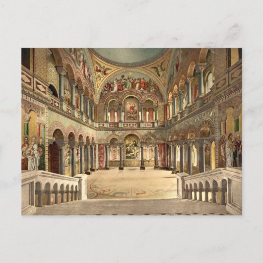 Carte Postale Salle de Trône, Château de Neuschwanstein, Allemag (Devant)