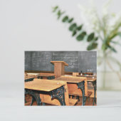 Carte Postale Salle d'école vintage (Debout devant)