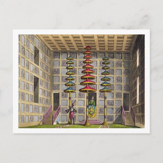 Carte Postale Salle du public, Cochin Chine, assiette 88 de 'Le (Devant)