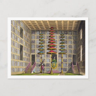 Carte Postale Salle du public, Cochin Chine, assiette 88 de 'Le 