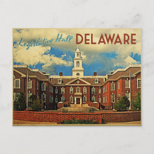 Carte Postale Salle législative Delaware