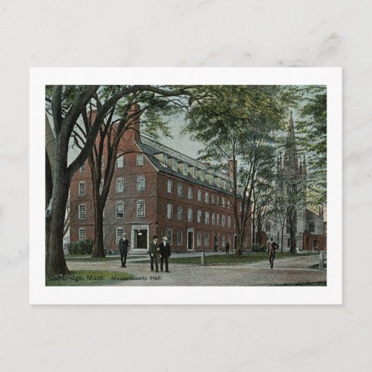 Carte Postale Salle Massachusetts, Cambridge Vintage (Devant)