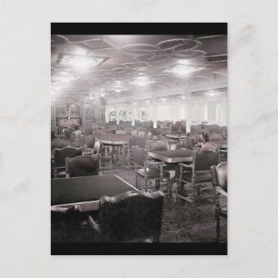 Carte Postale Salle principale Titanic