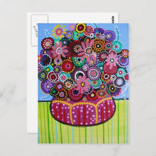 CARTE POSTALE SALLES (Devant / Derrière)