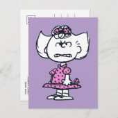 Carte Postale Sally en colère (Devant / Derrière)