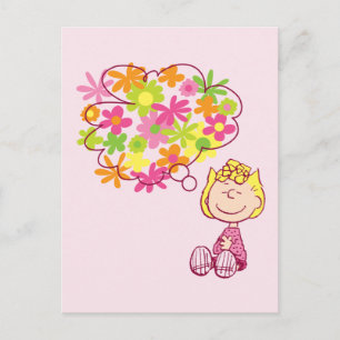 Carte Postale Sally pense aux fleurs