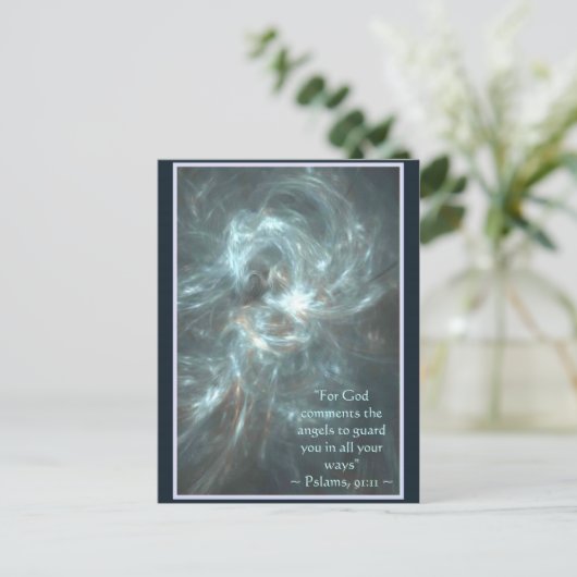 CARTE POSTALE SALMS 91:11 (Debout devant)