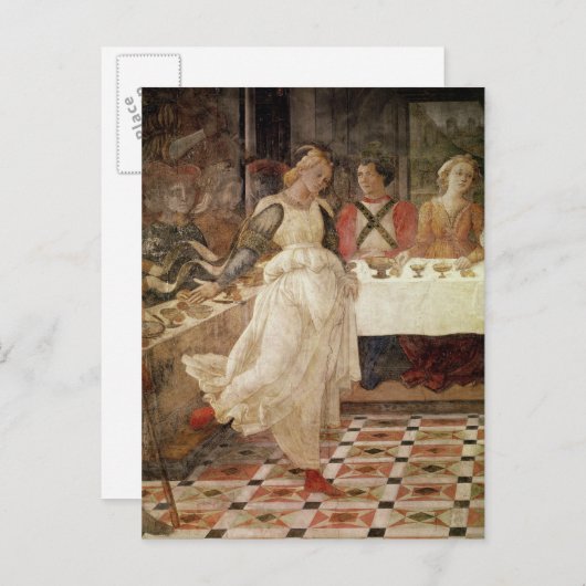 Carte Postale Salomé dansant à la fête d'Hérode (Devant / Derrière)