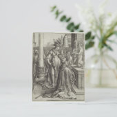 Carte Postale Salomon Prays devant une Graven Image, c.1514 (Debout devant)