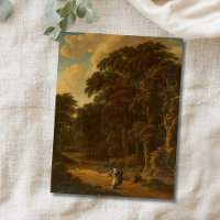 Salomon Rombouts - Paysage forestier avec forêt...