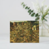 Carte Postale Salon avec une performance théâtrale, 1562 (Debout devant)