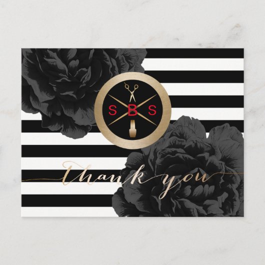 Carte Postale Salon Construction Solution Merci d'affaires (Devant)