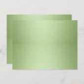 Carte Postale Salon de beauté de luxe Mint Green (Devant / Derrière)