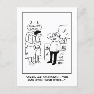 Carte Postale Salon de beauté Surprise