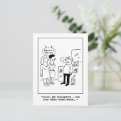 Carte Postale Salon de beauté Surprise (Debout devant)