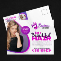 Salon de coiffure Beauté Maquillage Cheveux Violet