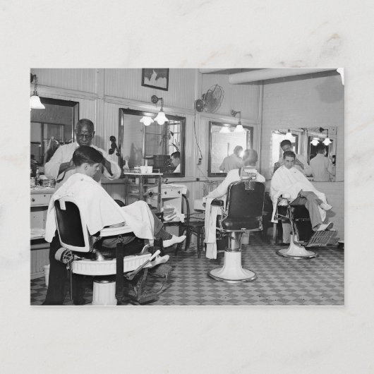Carte Postale Salon de coiffure du Capitole, 1938 (Devant)