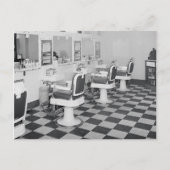 Carte Postale Salon de coiffure exécutif, 1935 (Devant)