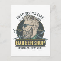 Salon de coiffure vintage pour gentlemen